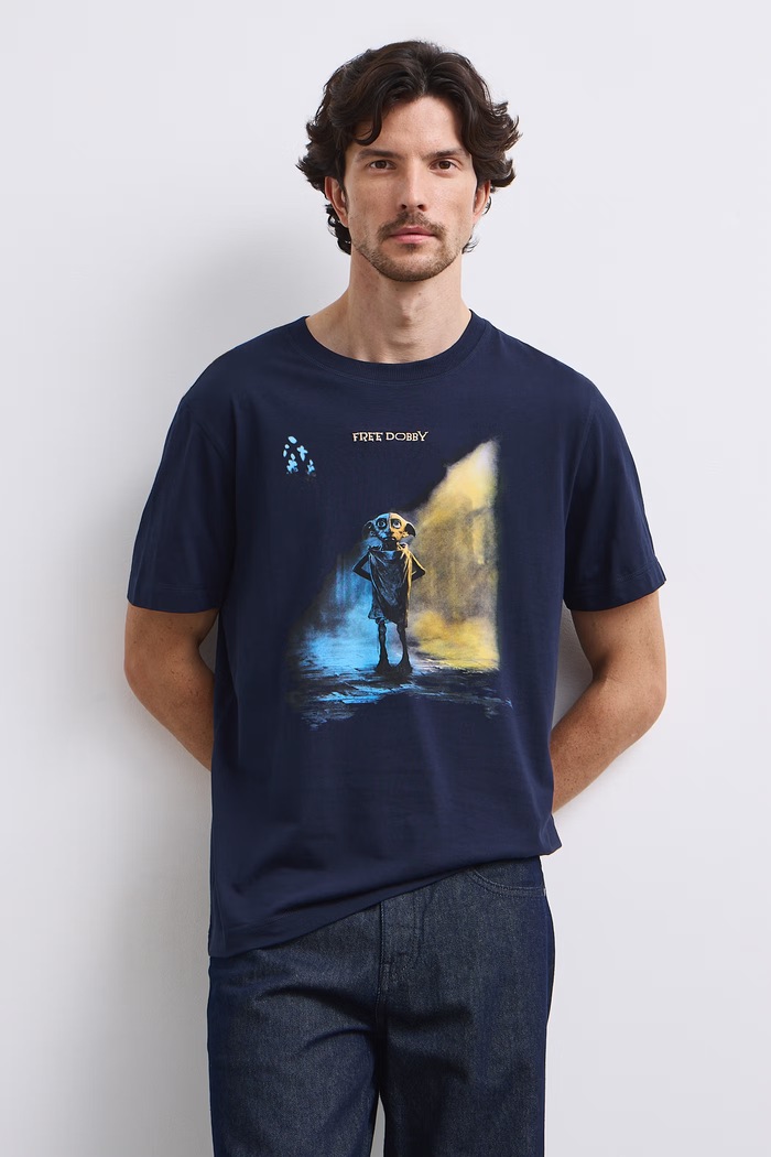 Medicine T-shirt męski bawełniany RW26-TSM679 granatowy RW26