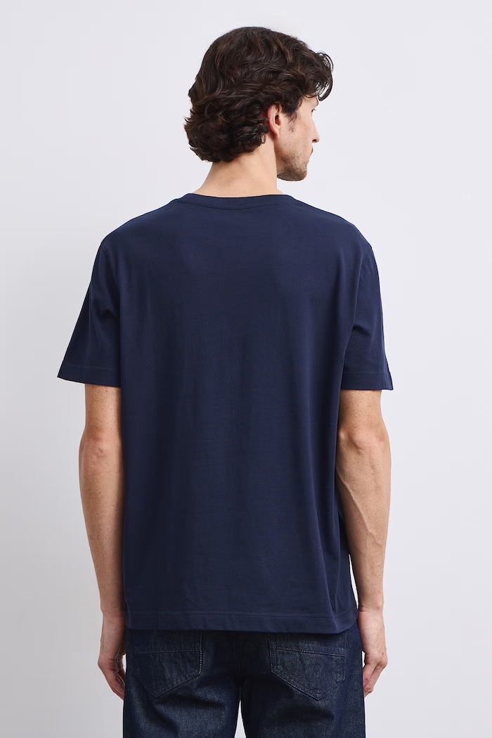 T-shirt męski bawełniany Medicine RW26-TSM679 granatowy