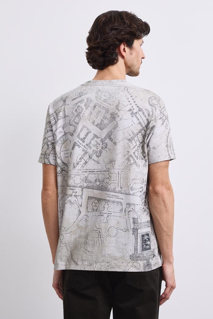 T-shirt męski bawełniany z elastanem Medicine RW26-TSM680 beżowy