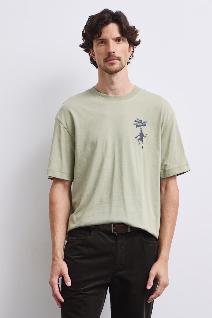 T-shirt męski bawełniany Medicine RW26-TSM682 zielony