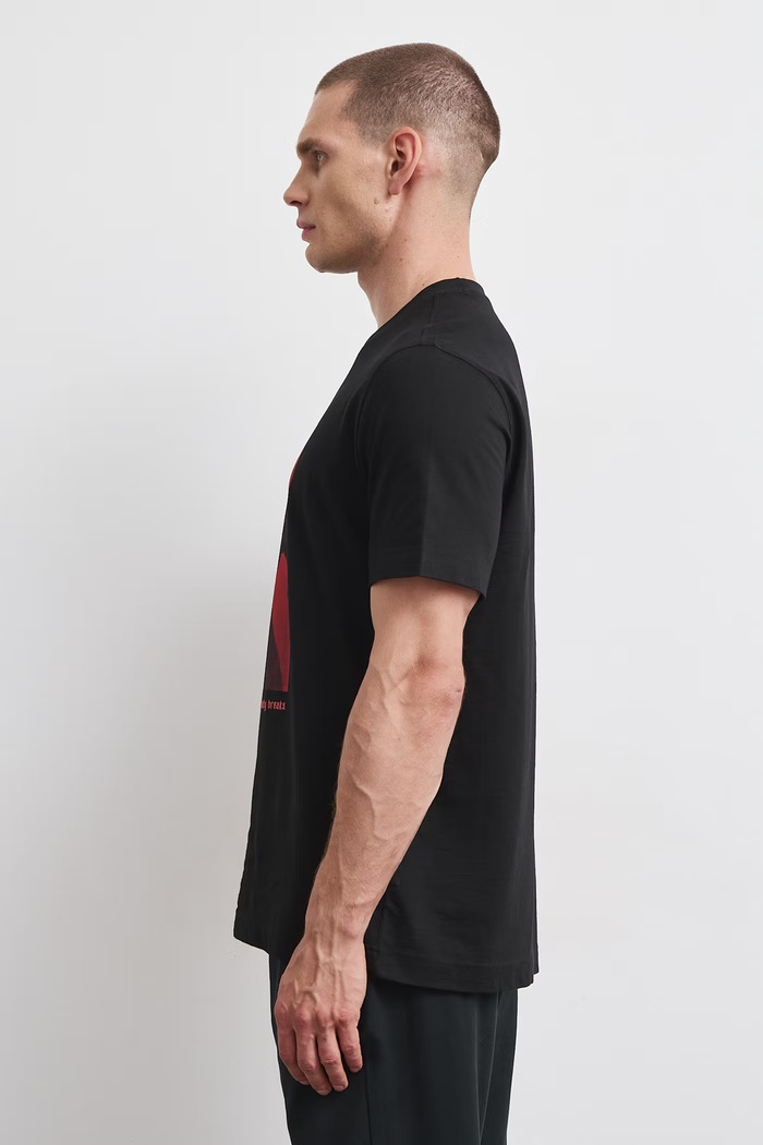 Odzież T-shirt męski bawełniany z kolekcji Wiesław Wałkuski x Medicine RW26-TSM752 czarny