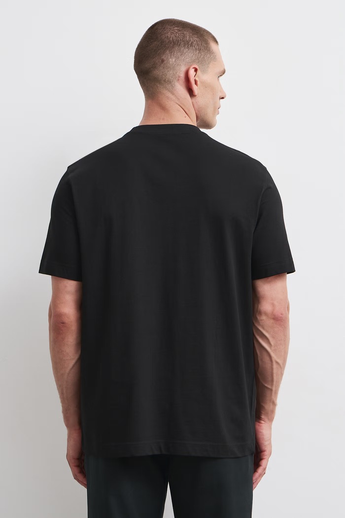 T-shirt męski bawełniany z kolekcji Wiesław Wałkuski x Medicine RW26-TSM752 czarny
