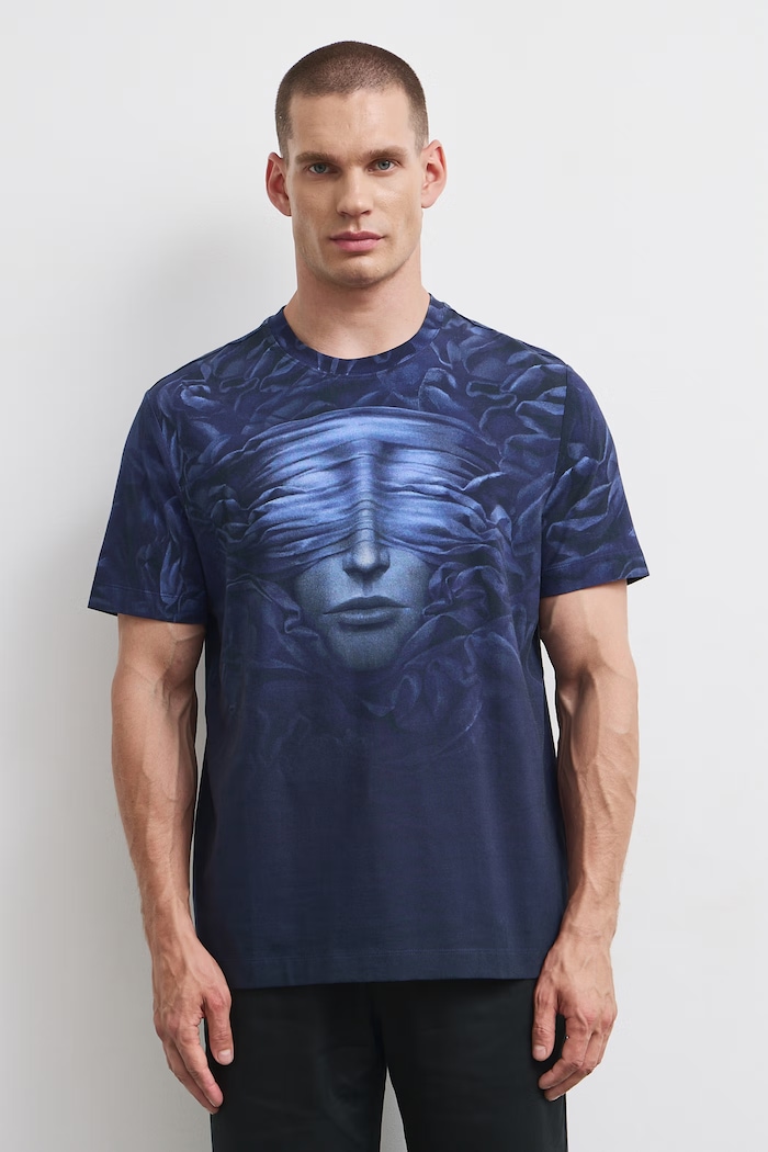 Medicine T-shirt męski RW26-TSM755 niebieski RW26