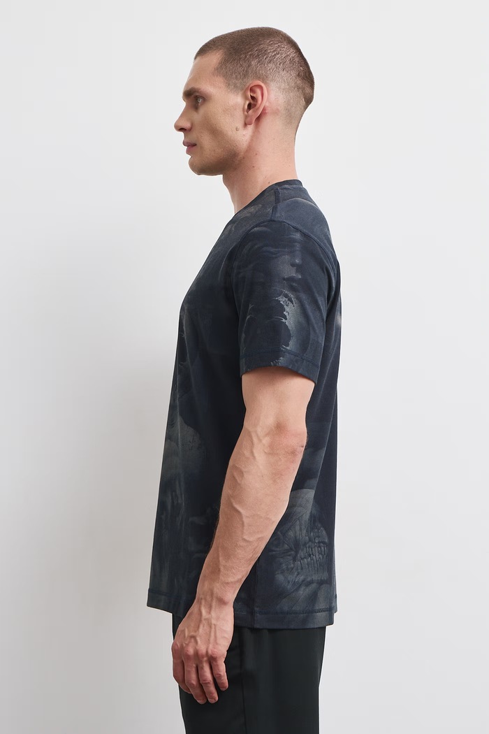 Odzież T-shirt męski z kolekcji Wiesław Wałkuski x Medicine RW26-TSM756 czarny