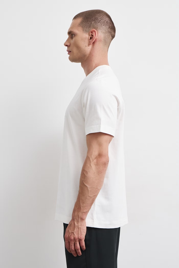 Odzież T-shirt męski bawełniany z kolekcji Wiesław Wałkuski x Medicine RW26-TSM757 biały