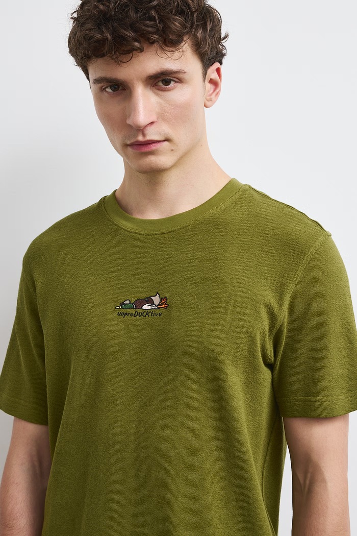 T-shirt męski bawełniany Medicine RW26-TSM800 zielony
