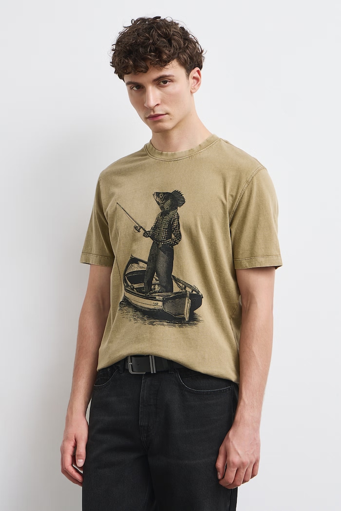 Medicine T-shirt męski bawełniany RW26-TSM802 zielony RW26