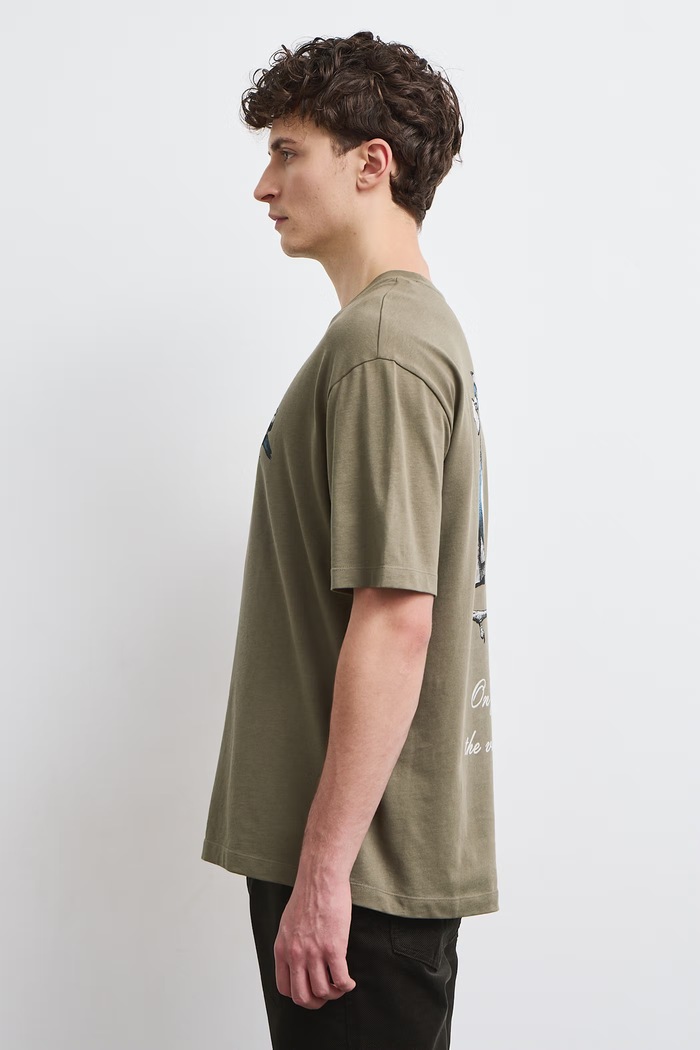 Odzież Medicine T-shirt męski RW26-TSM803 zielony
