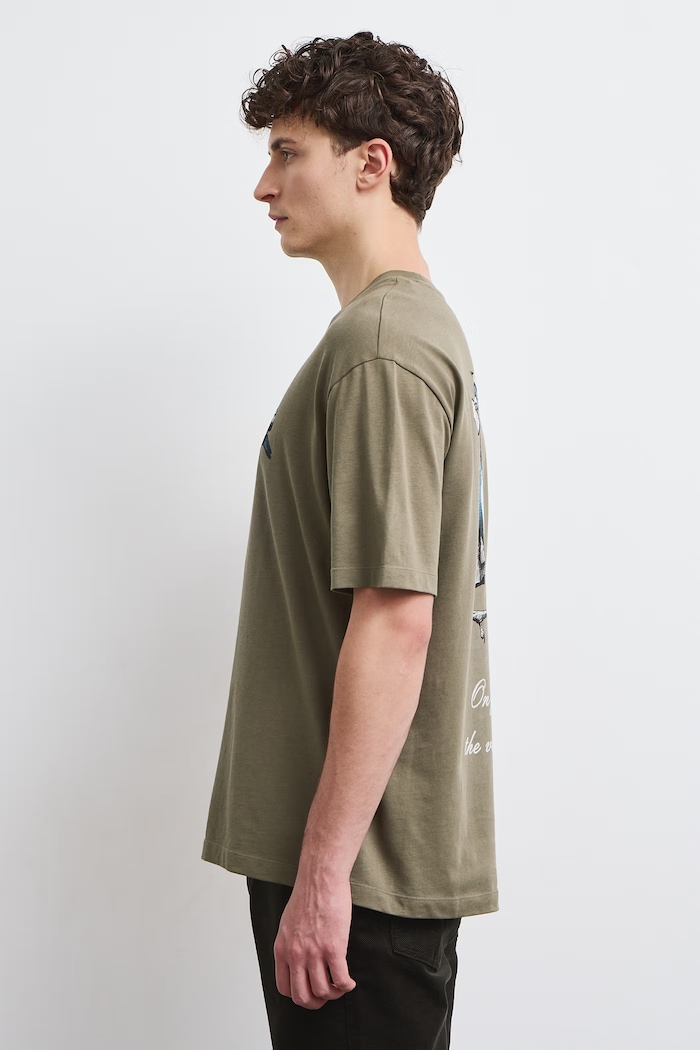 Odzież Medicine T-shirt męski RW26-TSM803 zielony