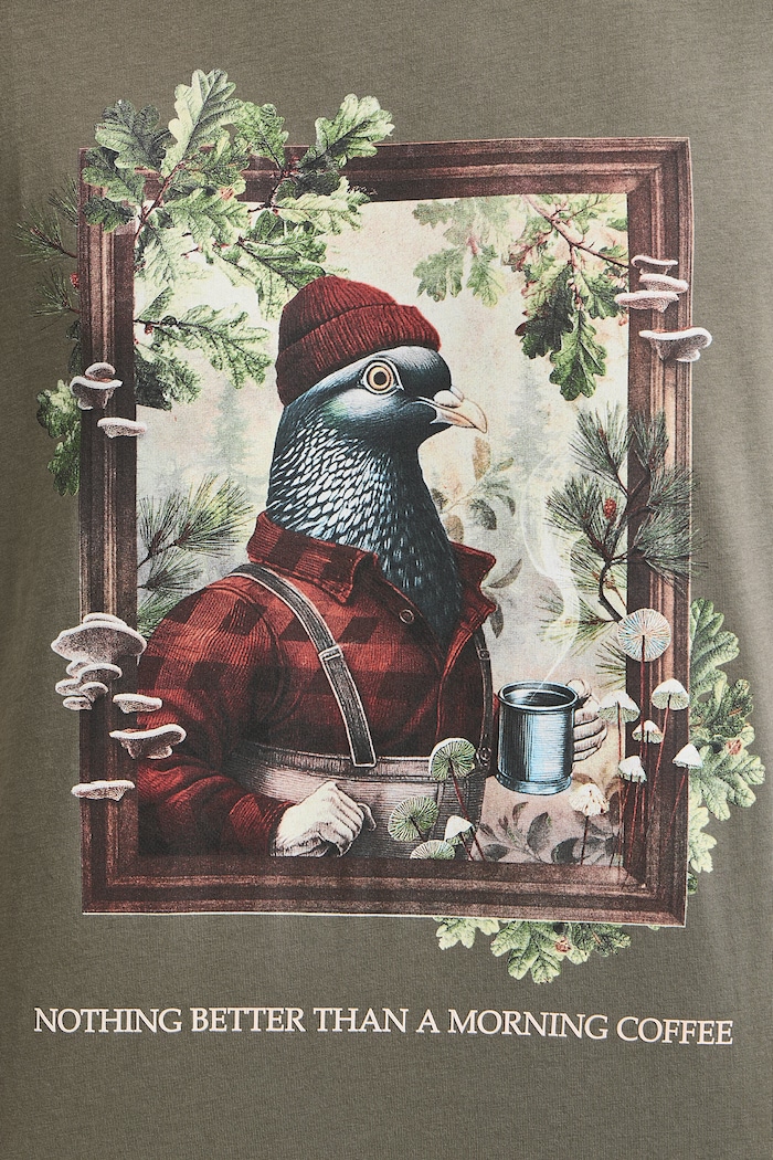 T-shirt męski bawełniany Medicine RW26-TSM804 zielony