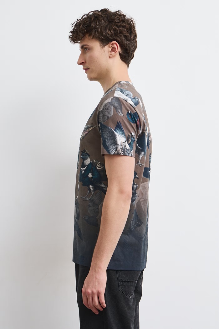 Odzież Medicine T-shirt męski bawełniany z elastanem RW26-TSM808 brązowy