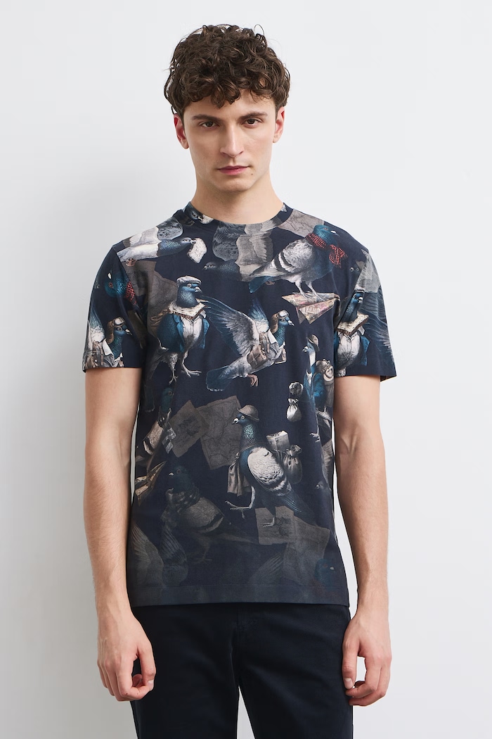 Medicine T-shirt męski bawełniany z elastanem czarny RW26-TSM808