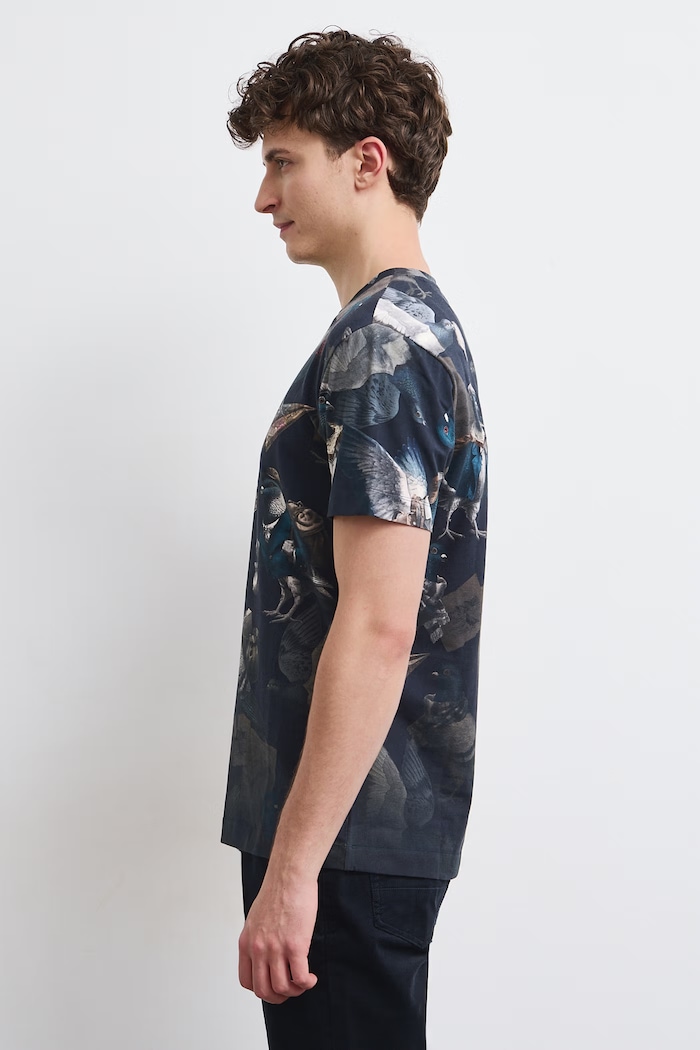 Medicine T-shirt męski bawełniany z elastanem RW26-TSM808 czarny RW26