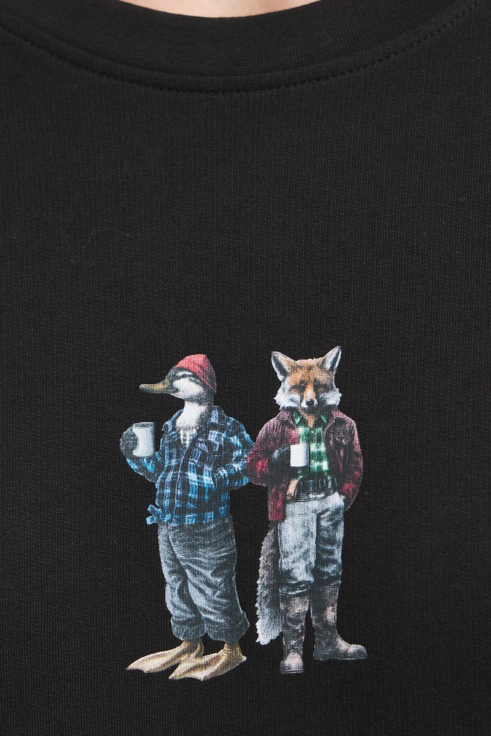 T-shirt męski bawełniany RW26-TSM809 czarny