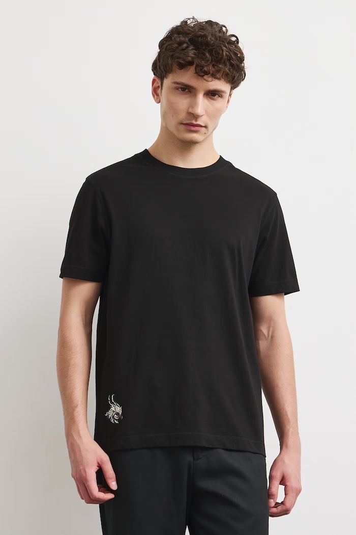 Medicine T-shirt męski bawełniany RW26-TSM852 czarny RW26
