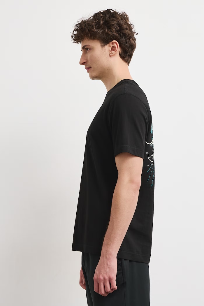 Odzież Medicine T-shirt męski bawełniany RW26-TSM852 czarny