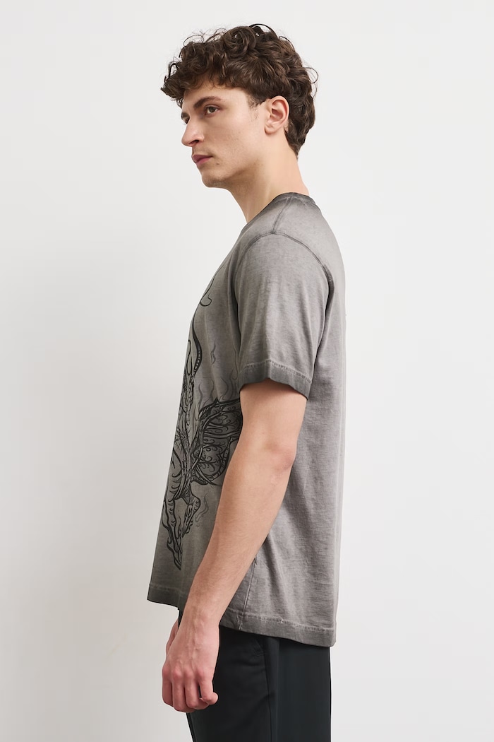 Odzież Medicine T-shirt męski bawełniany RW26-TSM857 szary