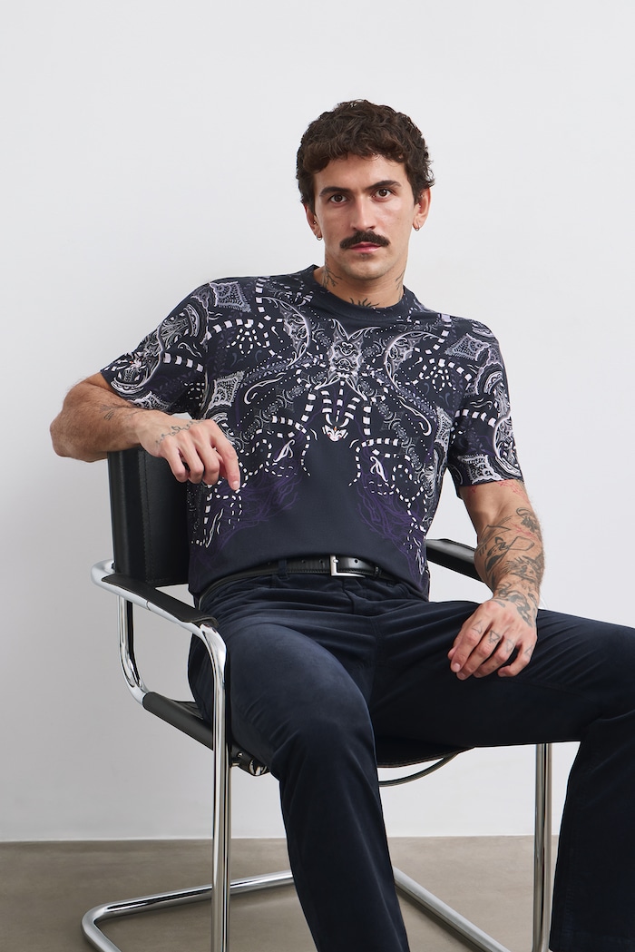 Medicine T-shirt męski bawełniany z elastanem RW26-TSM860