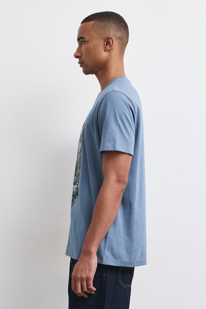 Medicine T-shirt męski bawełniany RW26-TSM902 niebieski RW26