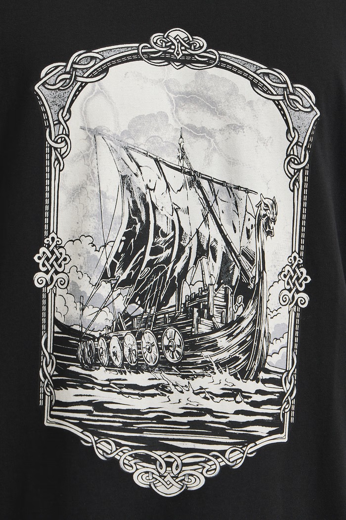 T-shirt męski bawełniany Medicine RW26-TSM902 czarny
