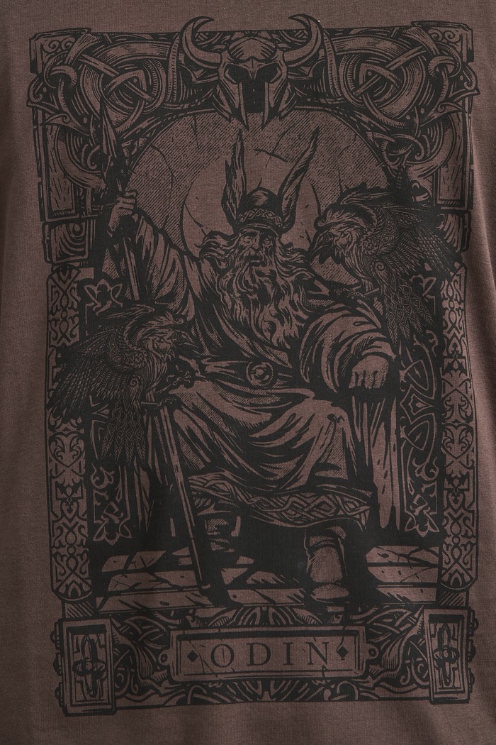T-shirt męski bawełniany Medicine RW26-TSM906 brązowy