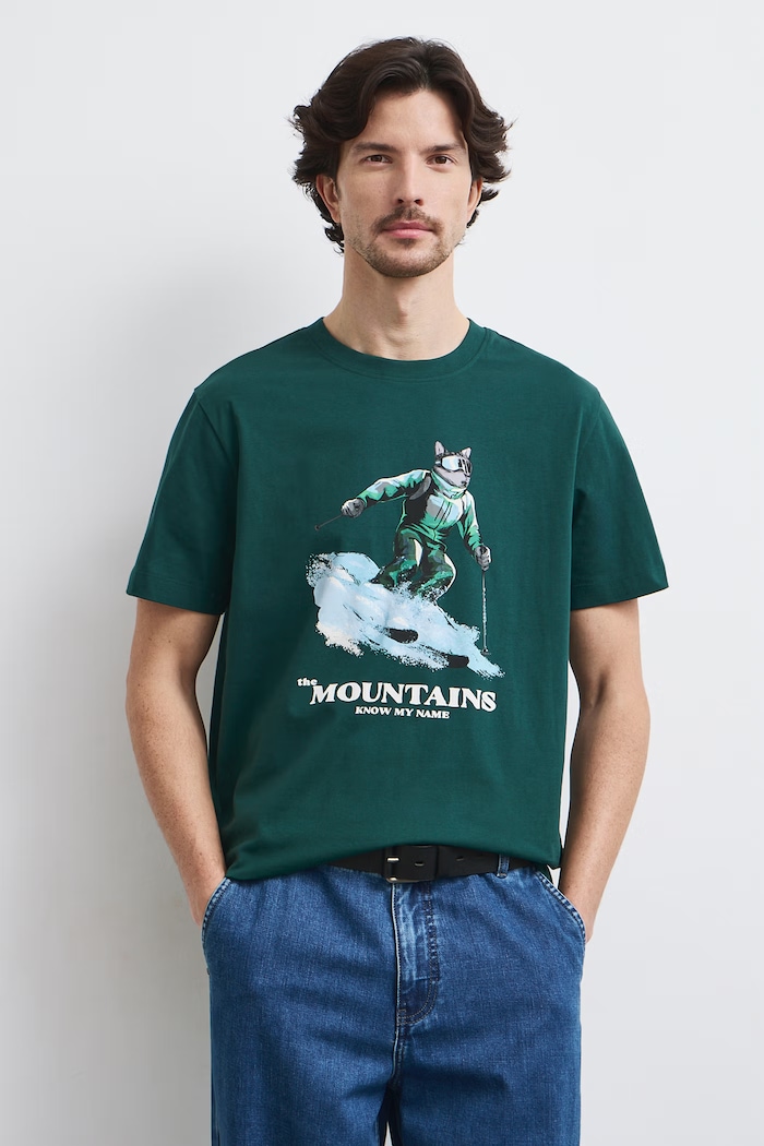 Medicine T-shirt męski bawełniany RW26-TSMA30 zielony RW26