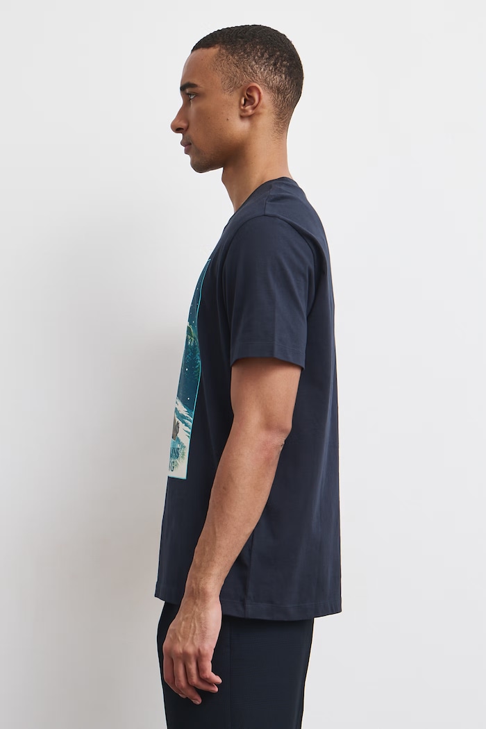 Medicine T-shirt męski bawełniany RW26-TSMA31 granatowy RW26