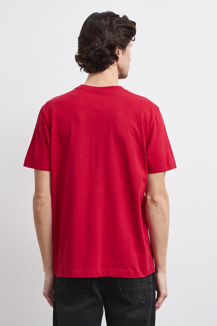 Odzież Medicine T-shirt męski bawełniany RW26-TSMA33 czerwony