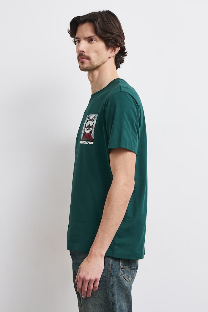 Medicine T-shirt męski bawełniany RW26-TSMA33 zielony RW26