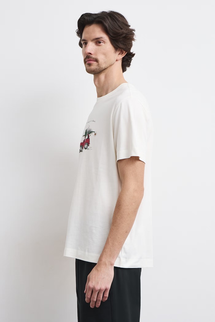 Medicine T-shirt męski bawełniany RW26-TSMA40 beżowy RW26