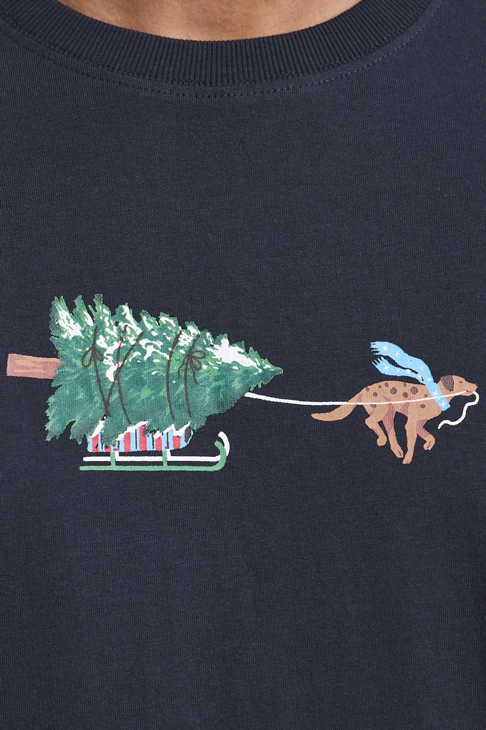 T-shirt męski bawełniany Medicine RW26-TSMA41 granatowy