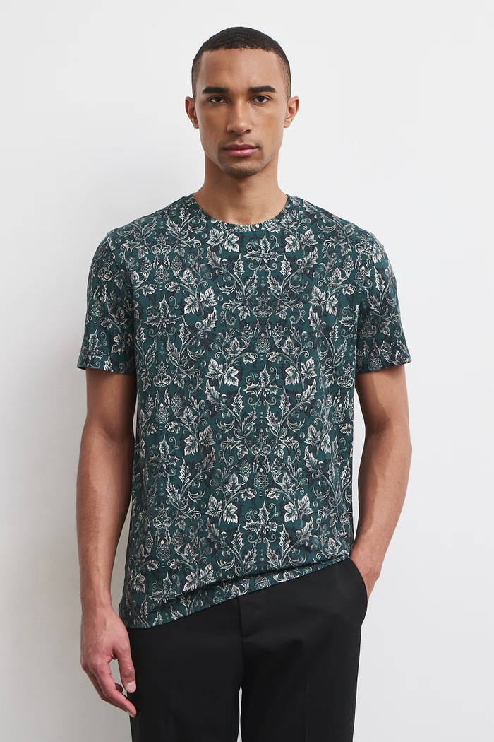 Medicine T-shirt męski bawełniany z elastanem RW26-TSMA42 zielony RW26