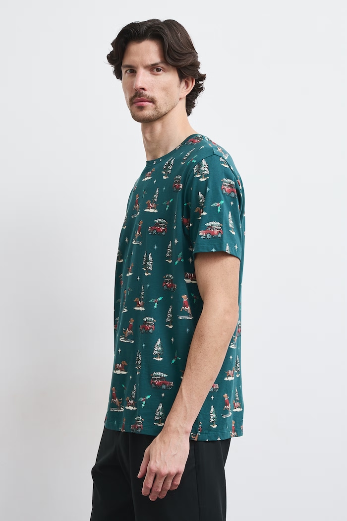 Medicine T-shirt męski bawełniany RW26-TSMA44 zielony RW26