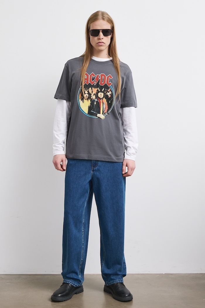 Medicine T-shirt męski bawełniany szary RW26-TSMA71
