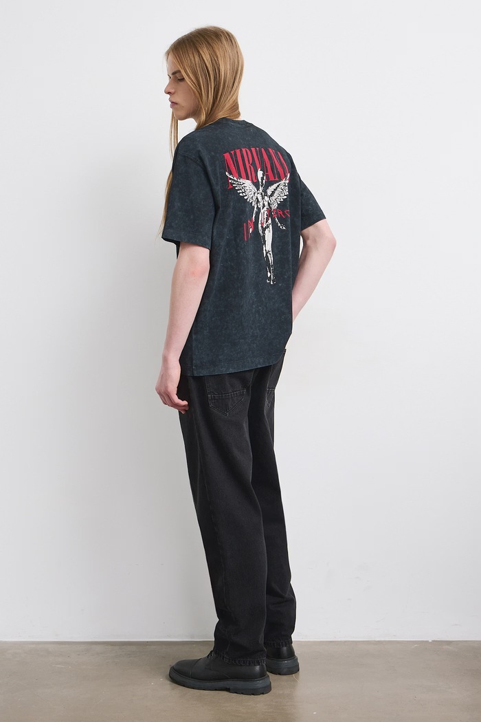 T-shirt męski bawełniany Medicine czarny RW26-TSMA74