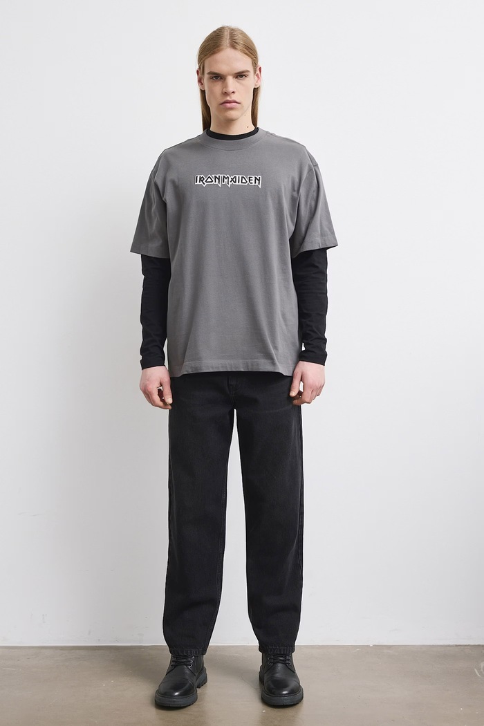 T-shirt męski bawełniany Medicine szary RW26-TSMA75