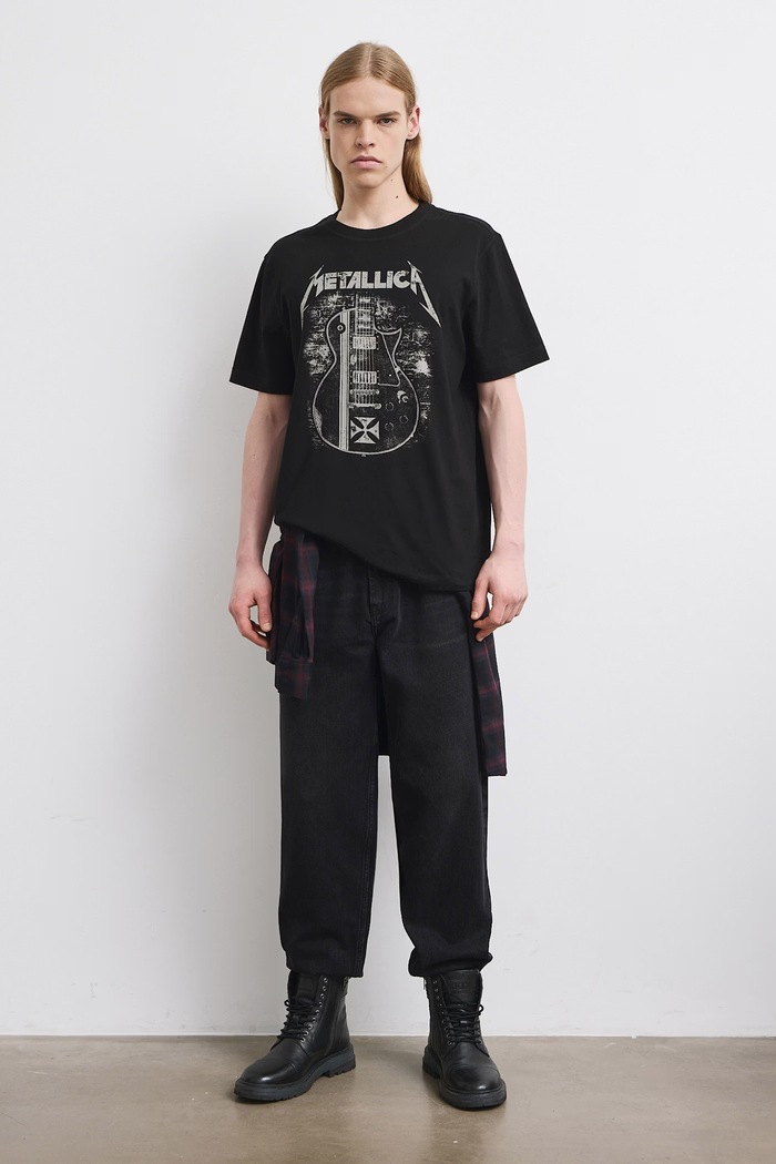 Medicine T-shirt męski bawełniany czarny RW26-TSMA76
