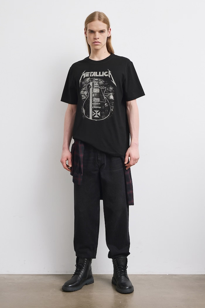 Medicine T-shirt męski bawełniany czarny RW26-TSMA76