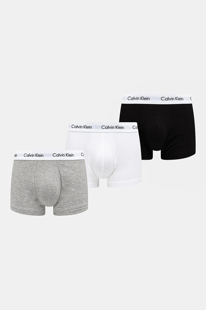 Boxerky Calvin Klein Underwear (3-pack) přiléhavé boxerky šedá U2664G