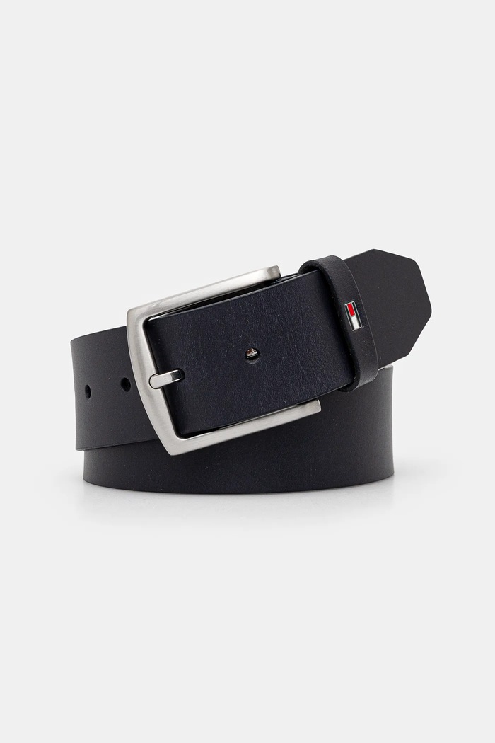 Tommy Hilfiger - Bőr öv New Denton fekete E367863162
