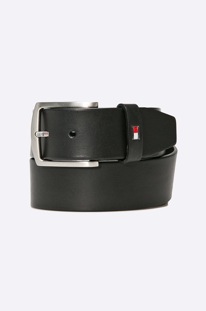 Tommy Hilfiger - Bőr öv New Denton fekete E367863162