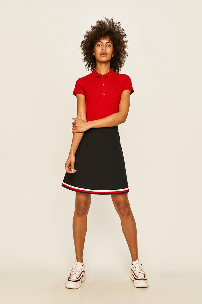 Top Tommy Hilfiger 1M57636661 červená AA00