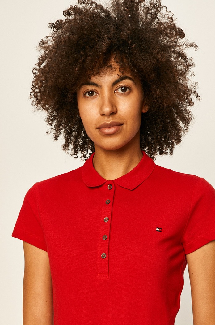 Top Tommy Hilfiger červená 1M57636661