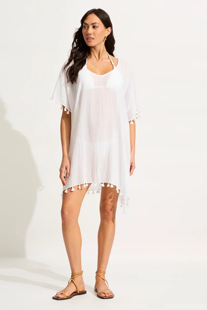 Seafolly - Plážový odev biela 52162.