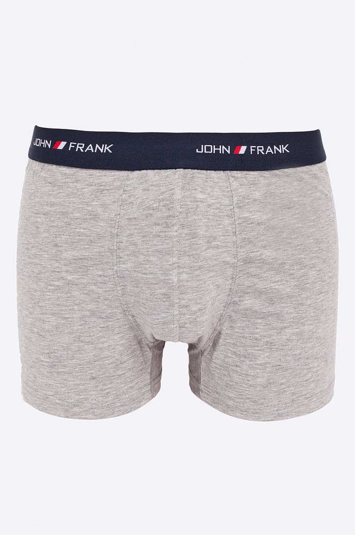 John Frank - Boxerky (3-pak) priliehavé boxerky tmavomodrá JF3B08