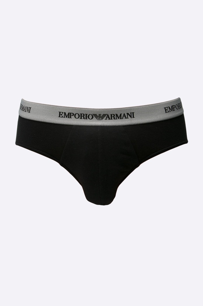 Emporio Armani Underwear - Slipy (2-pak) 111321. čierna SS17