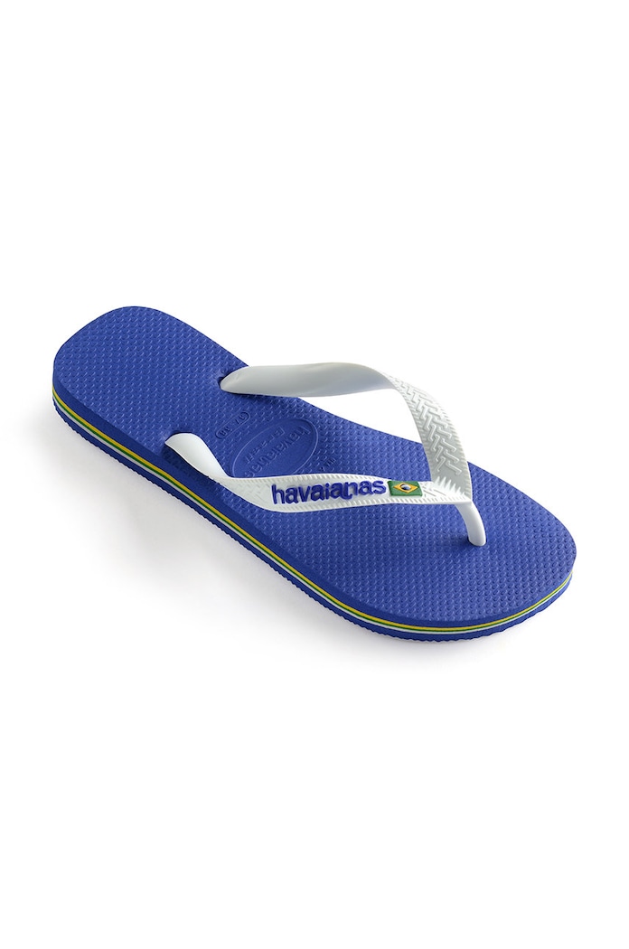 Žabky Havaianas BRASIL LOGO 4110850.2711M tmavomodrá SS26