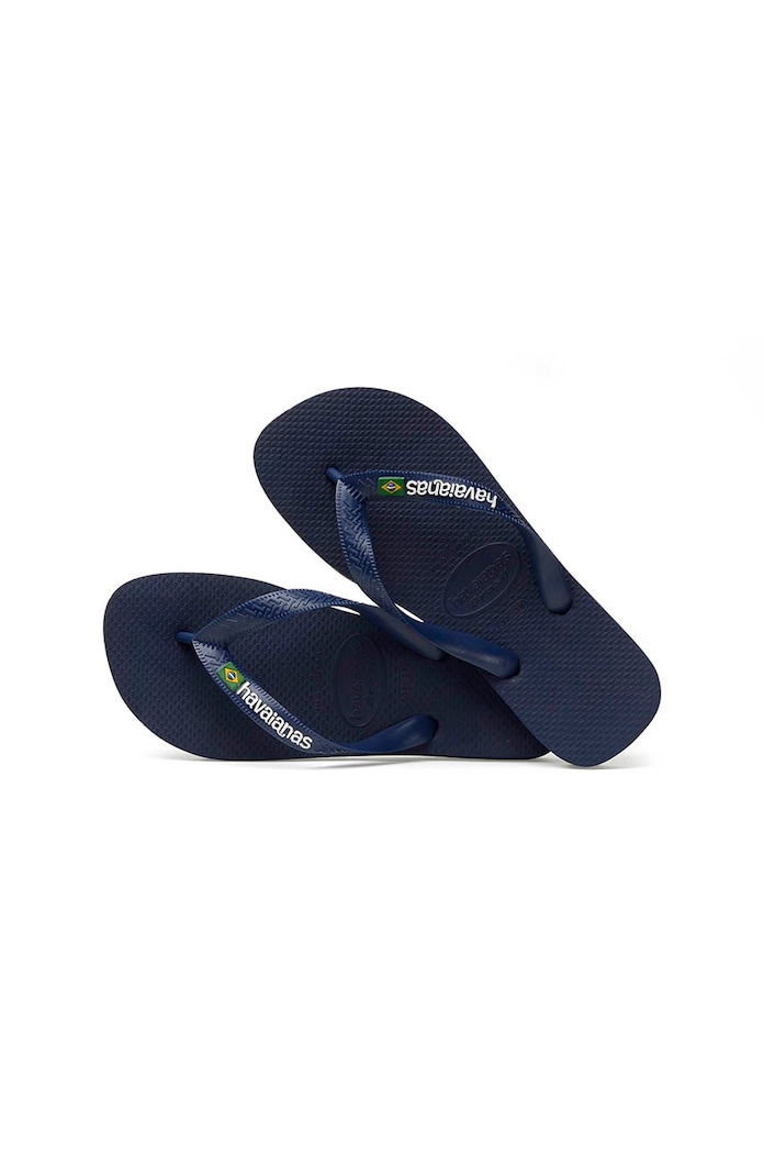 Obuv Žabky Havaianas BRASIL LOGO 4110850.0555 tmavomodrá