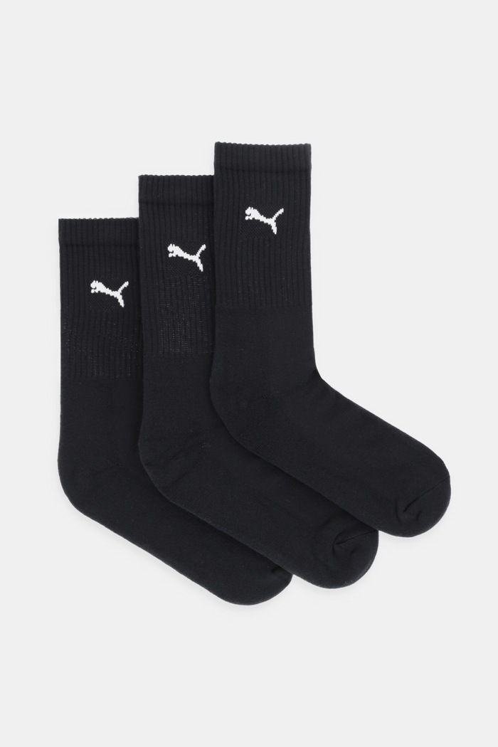 Ponožky Puma Crew sock (3-pack) jemný vzor černá 88035501