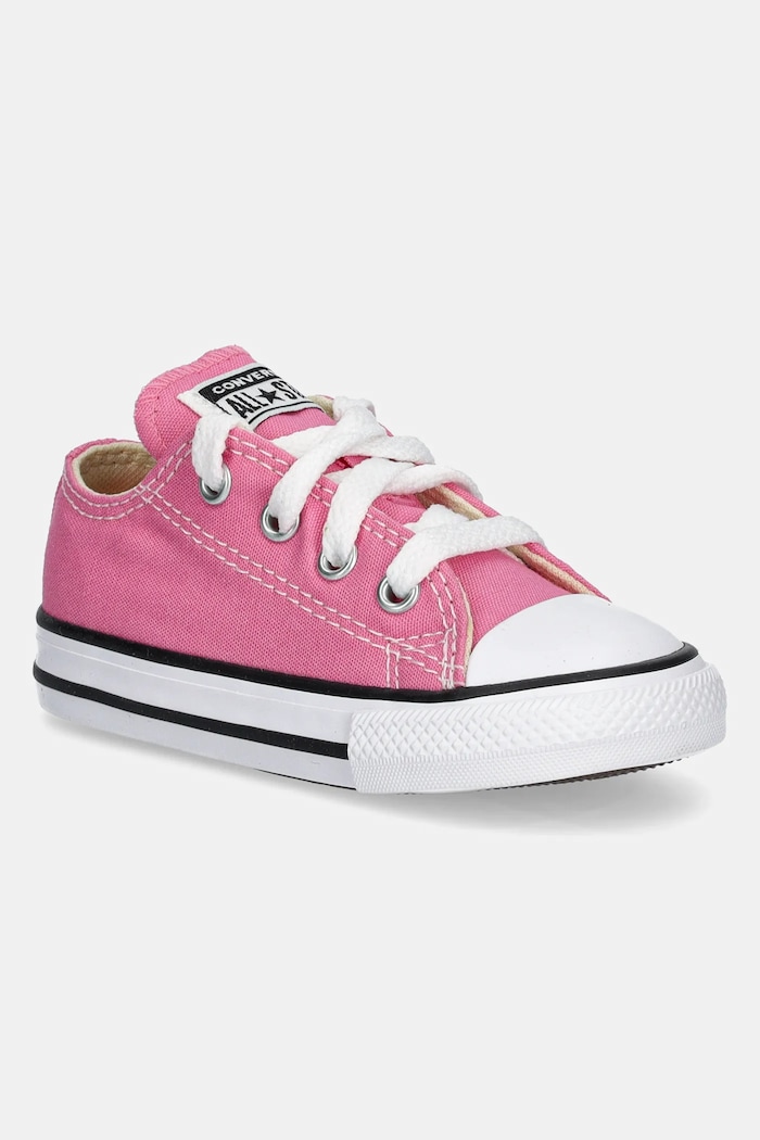 Converse - Ниски кецове за деца изкуствен розов 7J238